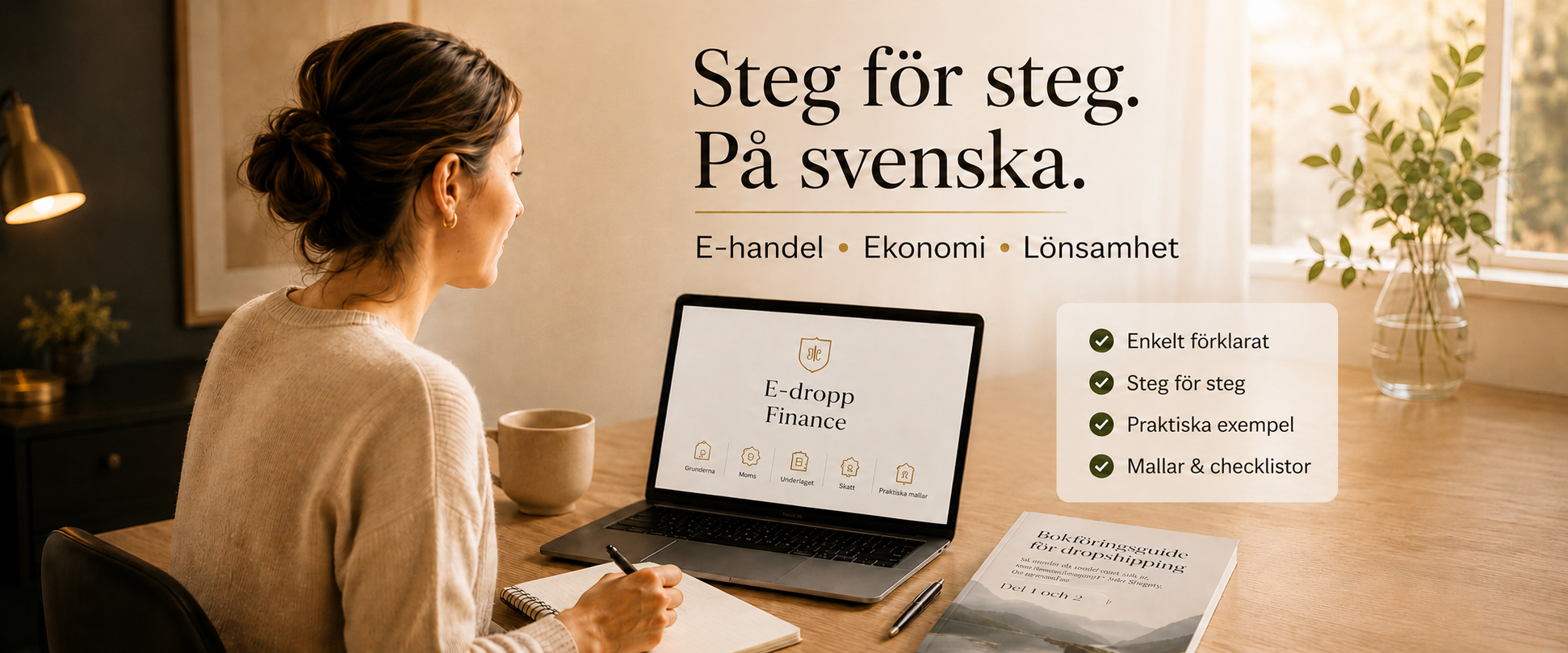 Registrera bolag och full koll på ekonomin - kurs för Dropshippers