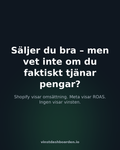Vinstdashboarden – Säljer du bra men vet inte om du tjänar pengar?